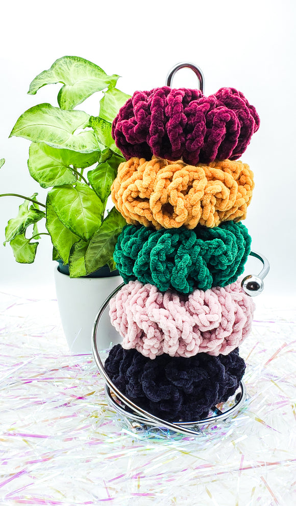 KHADY Volumizing Crochet Scrunchies